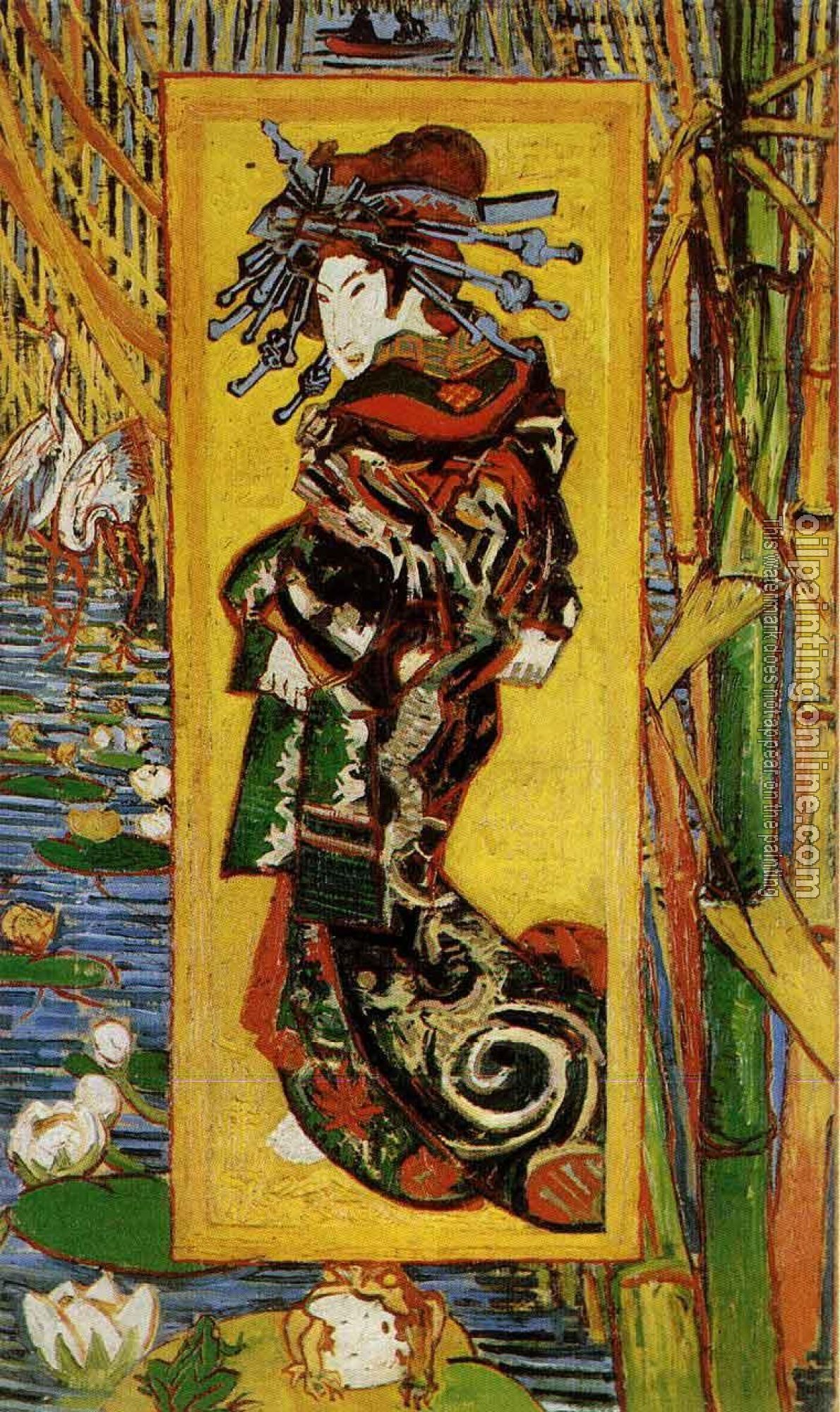 Gogh, Vincent van - Japonaiserie, Oiran